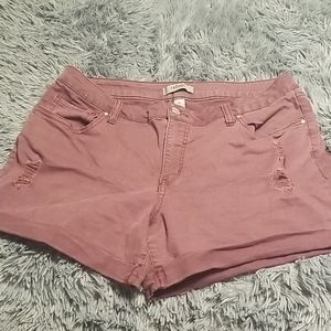 Charlotte Russe/Refuge Mauve Shorts
